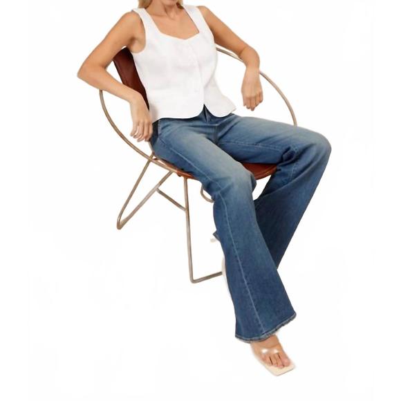 NEW LUCY PARIS carmy vest in white - Picture 3 of 3